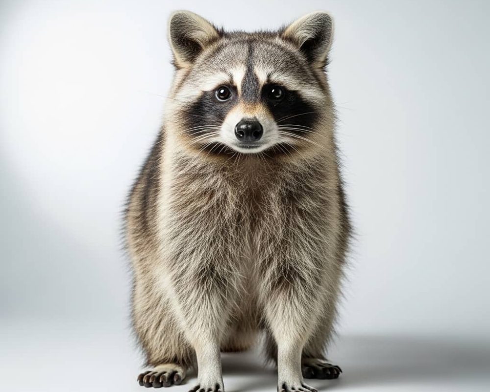 Humane raccoon removal technician in Collingwood
